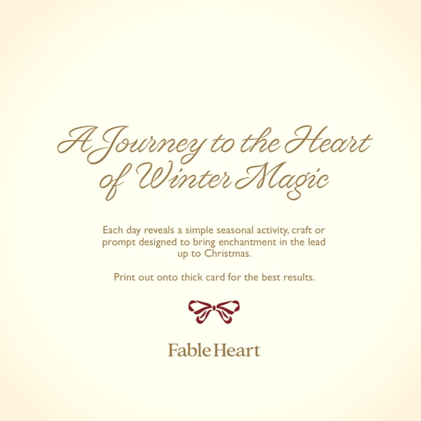 Winter Advent Printable Calendar