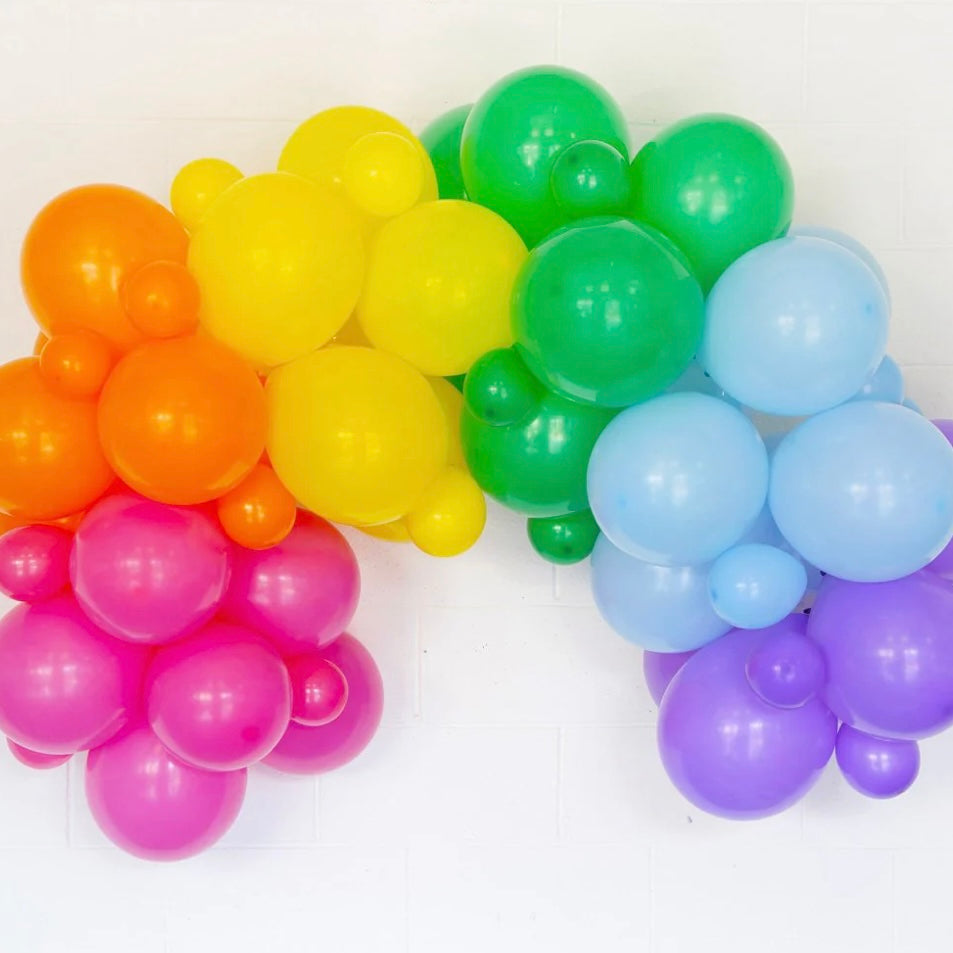 Rainbow Balloon Arch