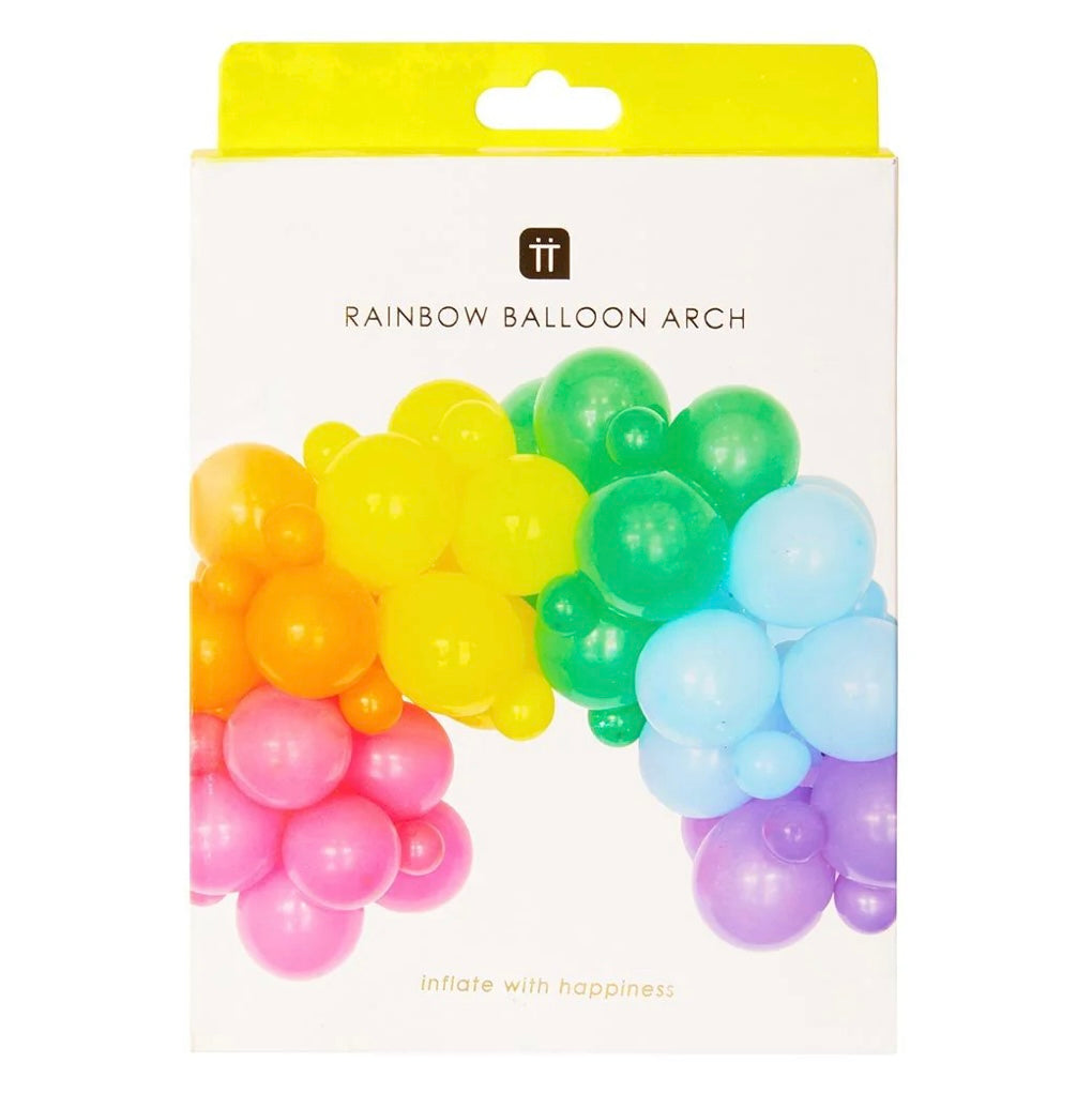 Rainbow Balloon Arch