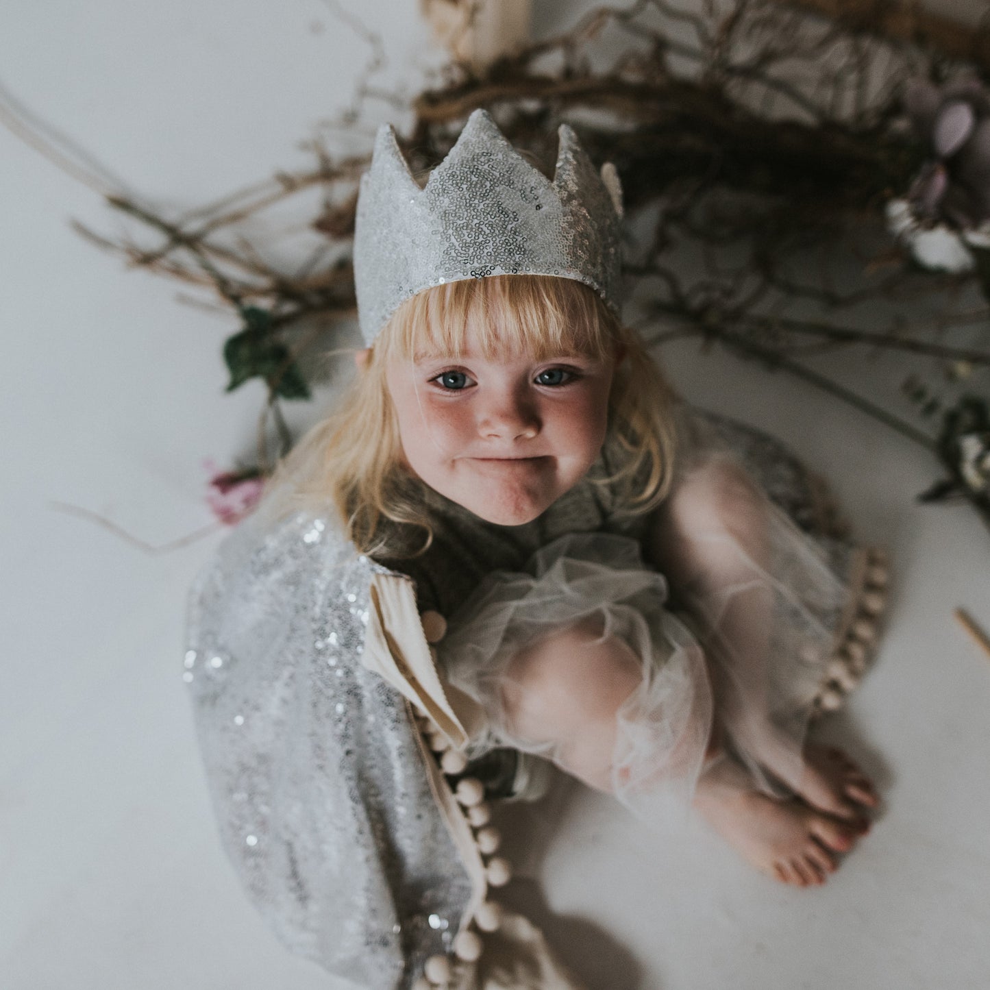 Diamond Pom Pom Cape