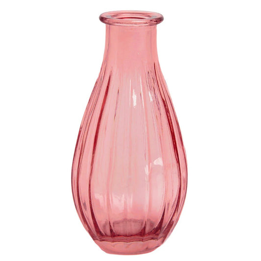 Pink Glass Bud Vase