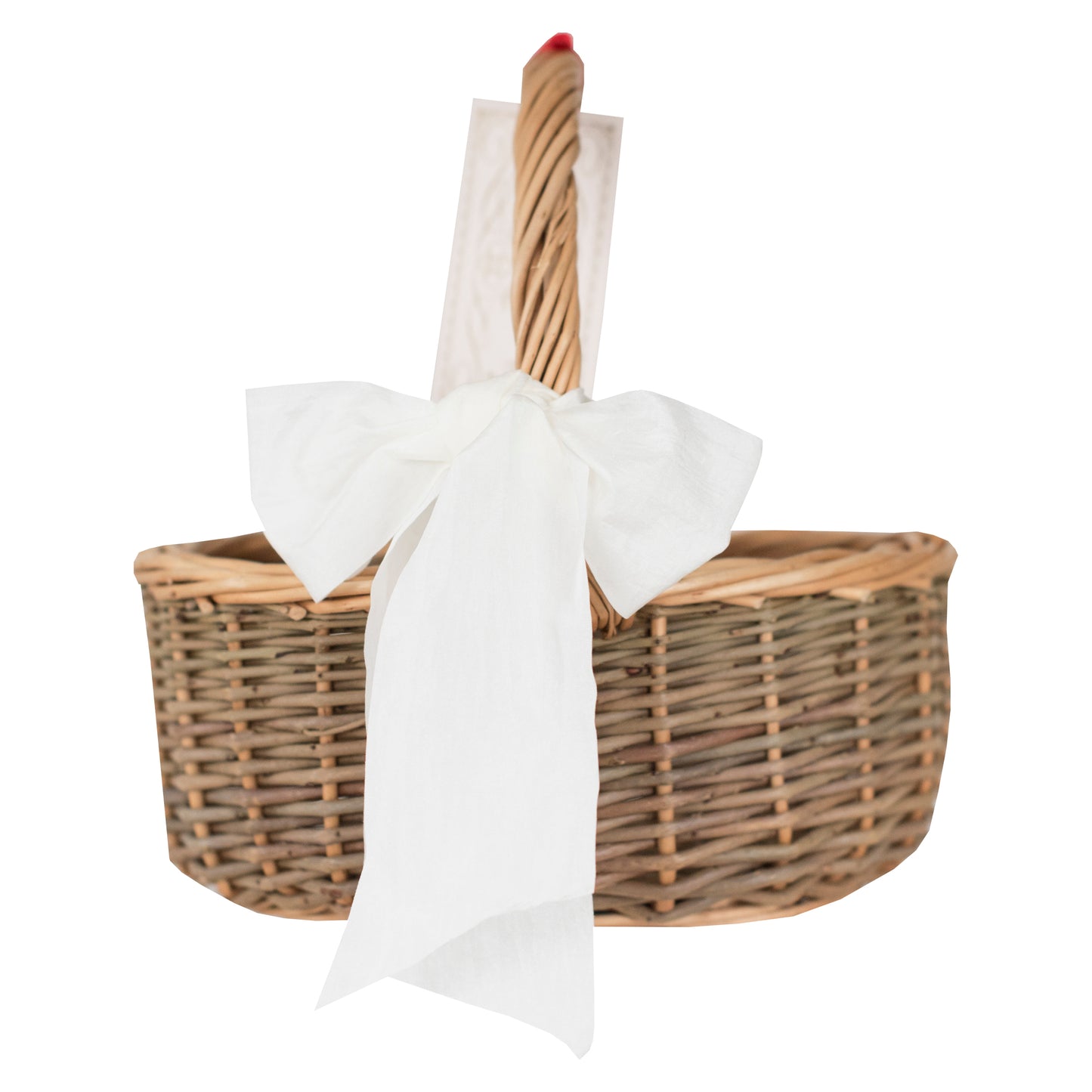 Forager Basket Ivory Bow
